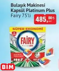 PLATİNUM PLUS FAİRY BULAŞIK MAKİNESİ KAPSÜL